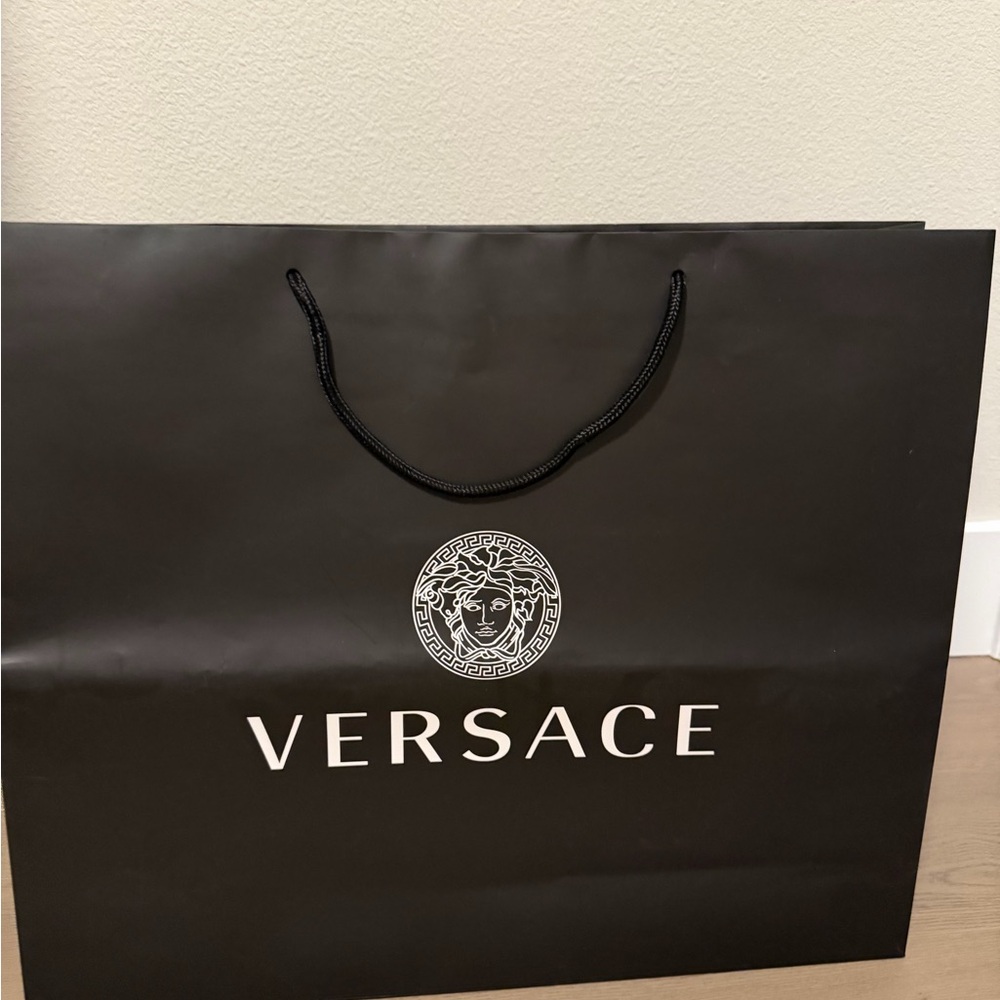 Versace Sleek Black Tote